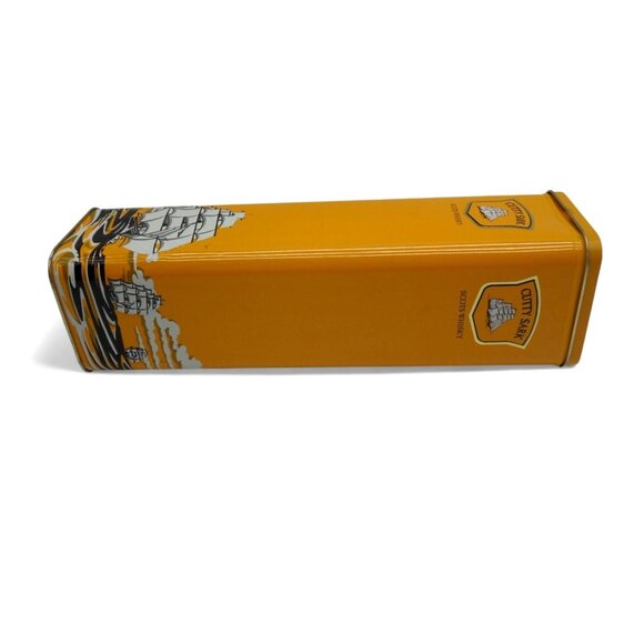 CUTTY SARK Scots Orange Box Whisky Tin 750ml Scotland Vintage 12" - Picture 8 of 11